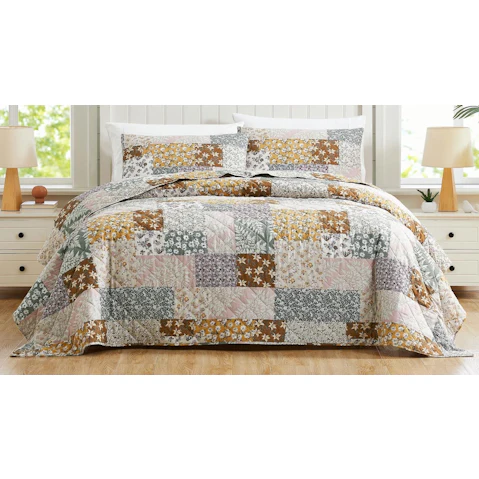 L'Avenue Tuscan Coverlet Set - Queen/King