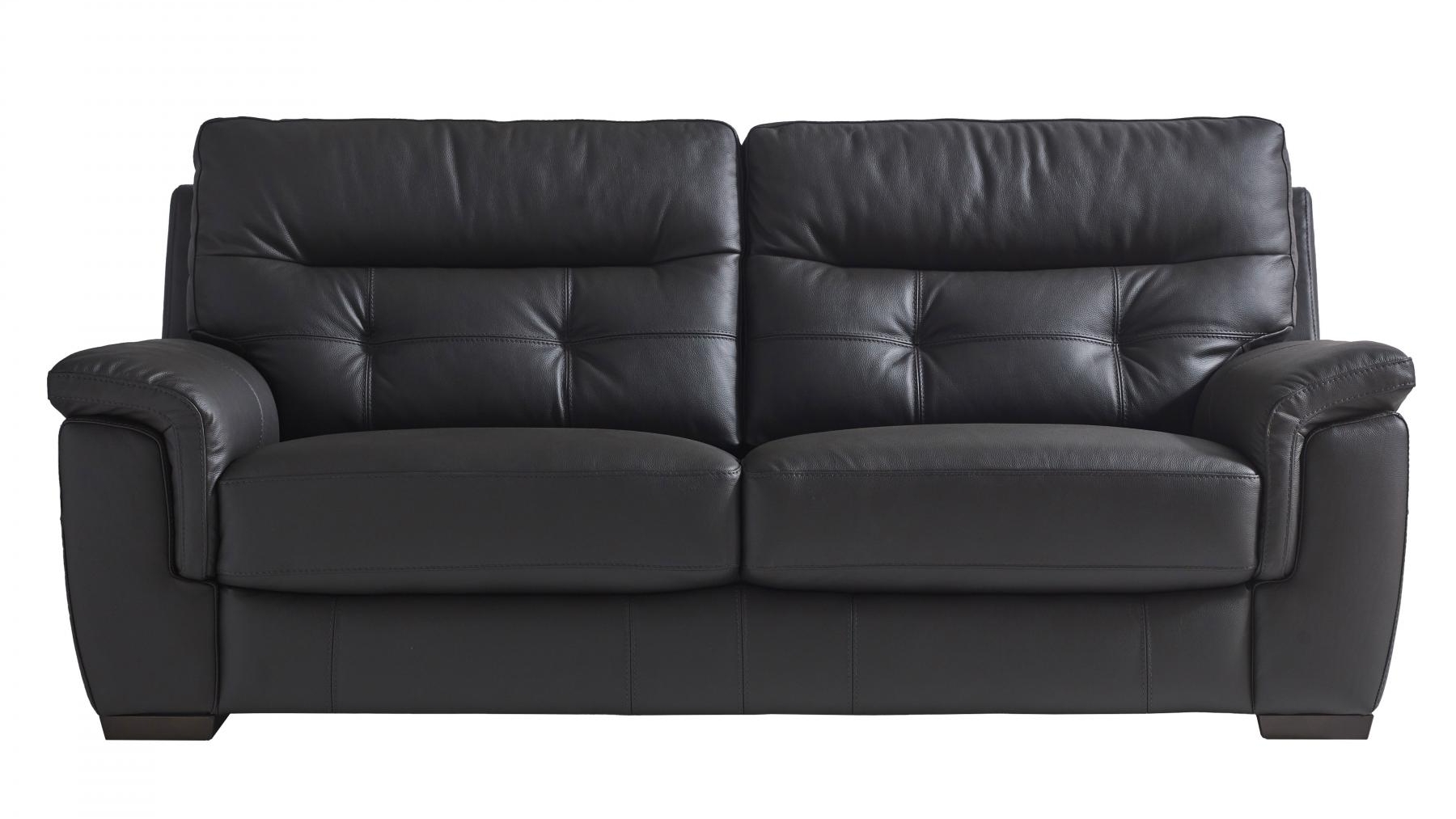 Lorient 2.5Seater Leather Sofa Shale Harvey Norman