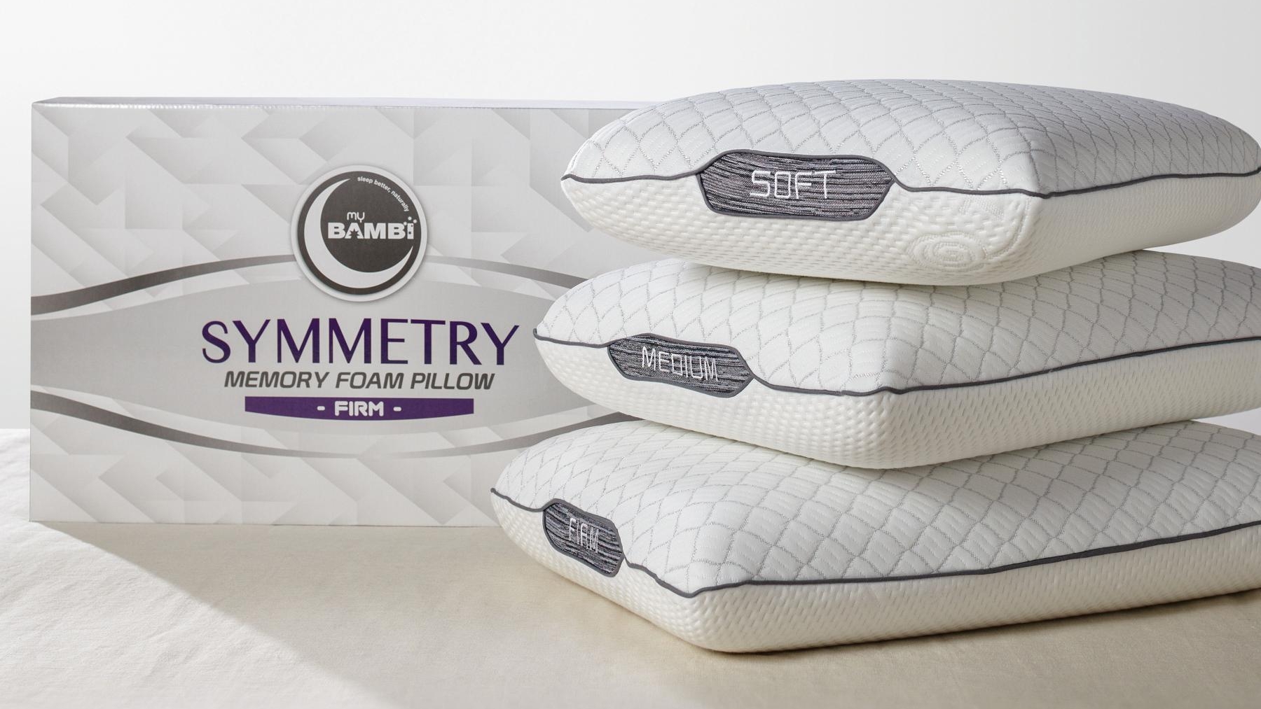 Bambi Symmetry Memory Foam Standard Pillow | Harvey Norman