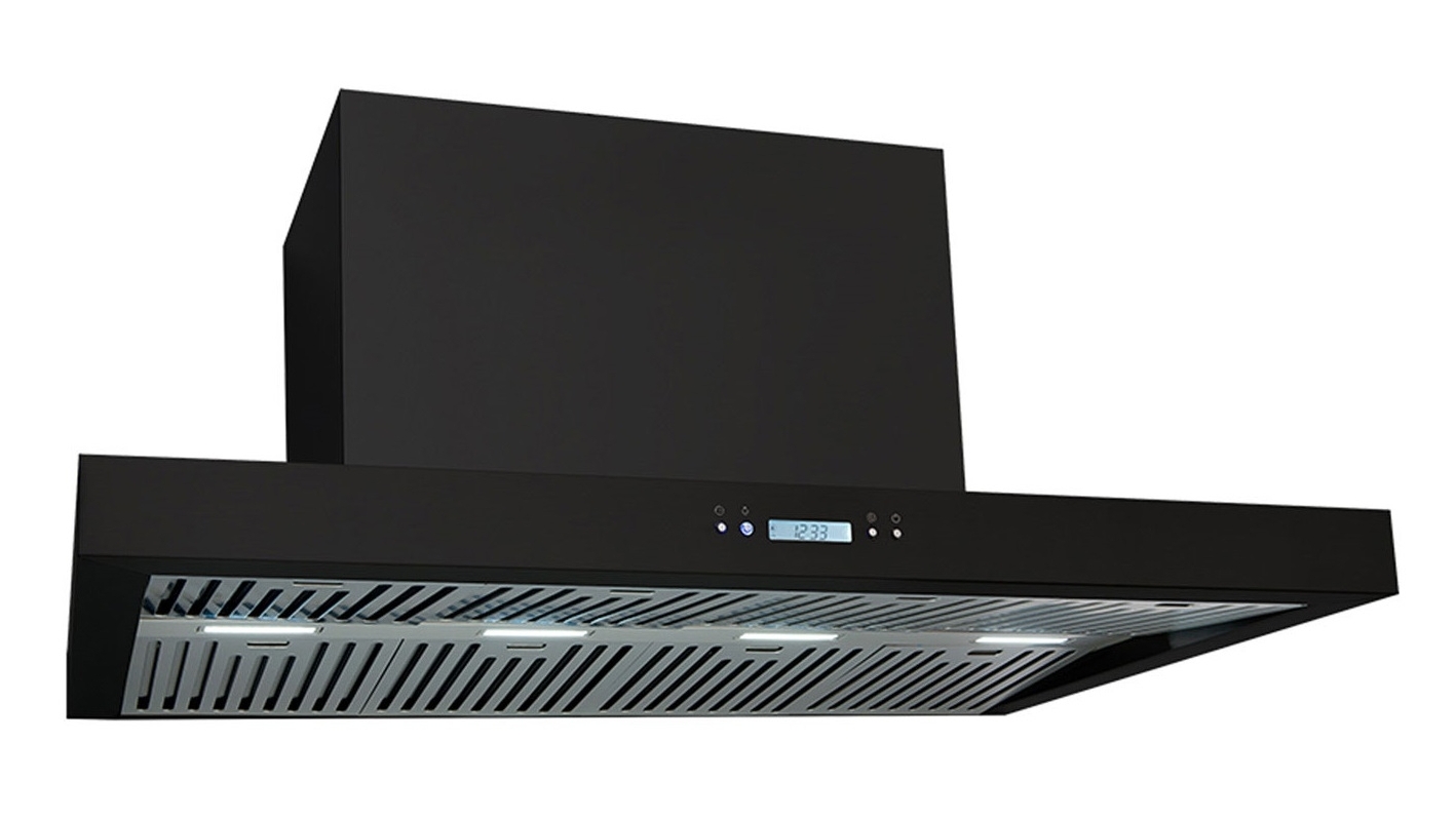 Euro 120cm Alfresco Rangehood Black Harvey Norman