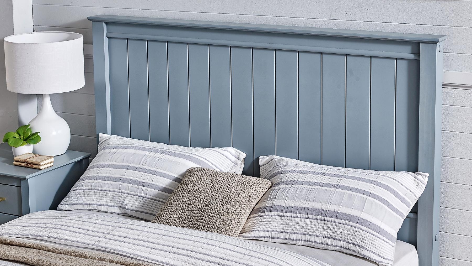 Lorne Doona Foot Blue Bed Harvey Norman