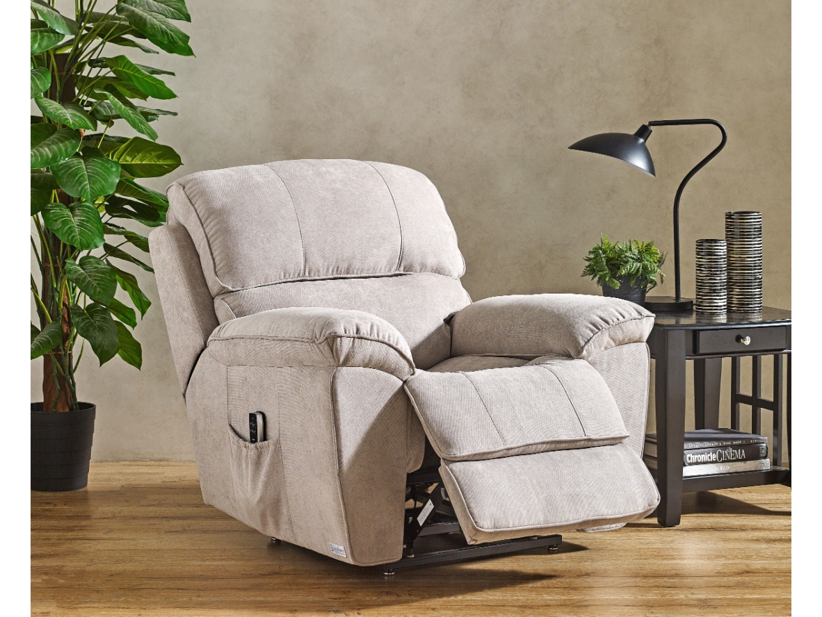 Vegas Fabric Dual Motor Lift Chair Fossil Harvey Norman