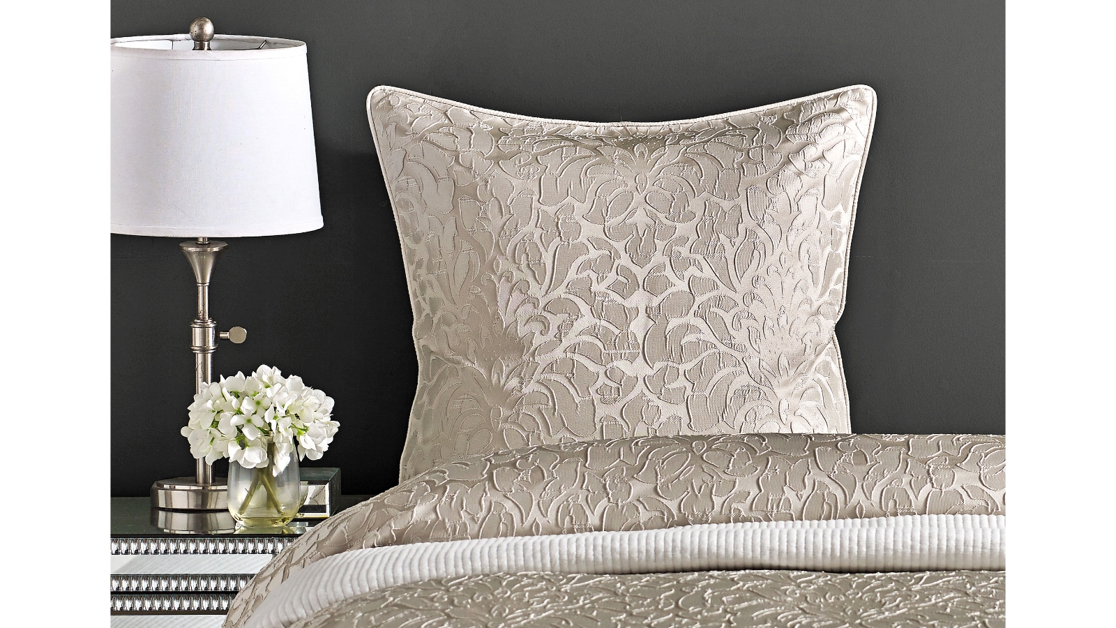 L'Avenue Luxury Evie European Pillowcase Harvey Norman