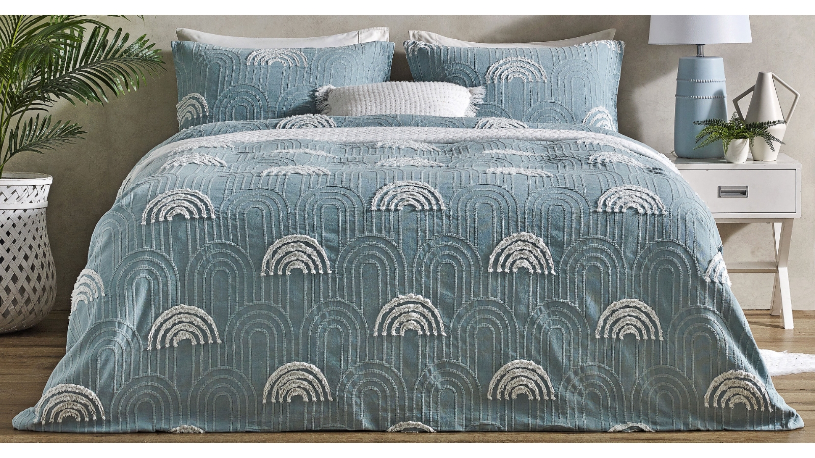 L'Avenue Iris Quilt Cover Set - Super King