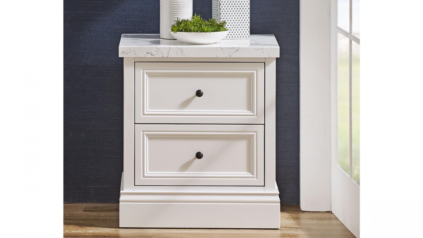 Montauk 2Drawer Bedside Table Harvey Norman
