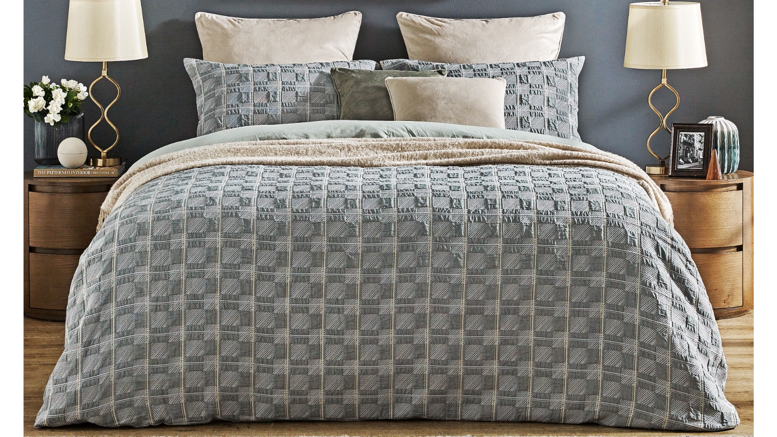L'Avenue Luxury Lucien Quilt Cover Set - Queen