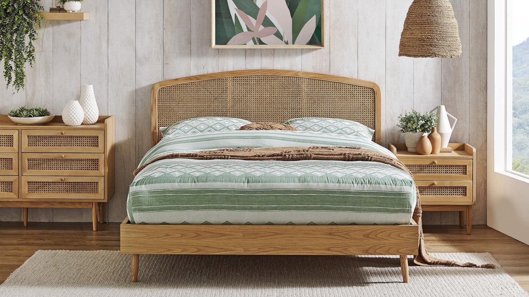 Kody Natural Bed Harvey Norman