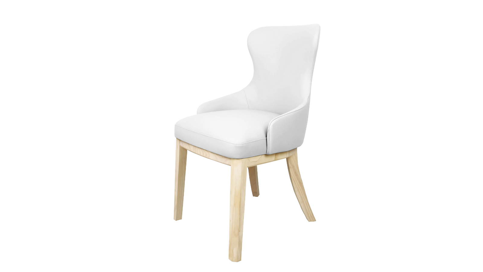 Circa Leather Dining Chair - White