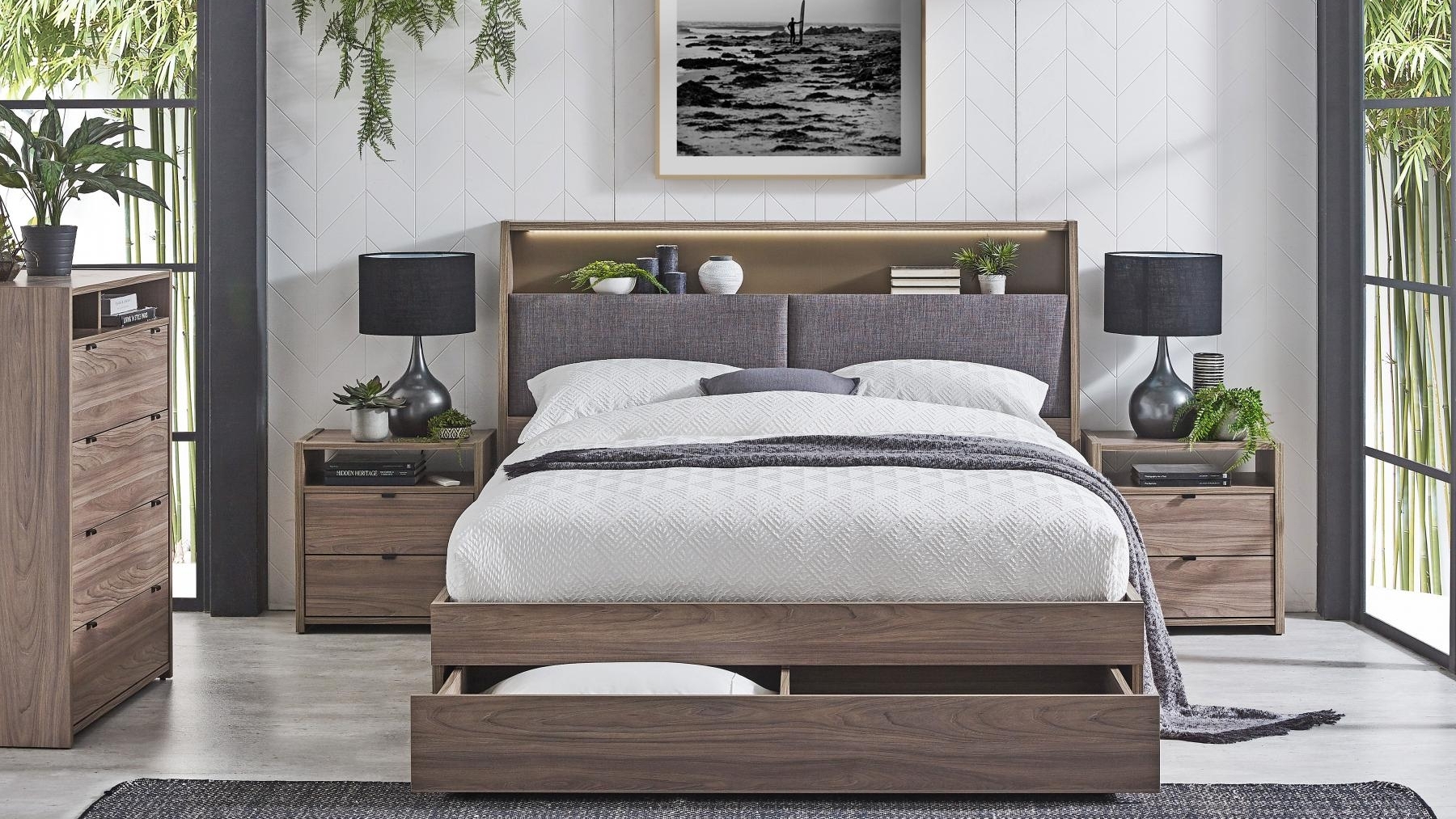 Torquay 3-Drawer Bed - King