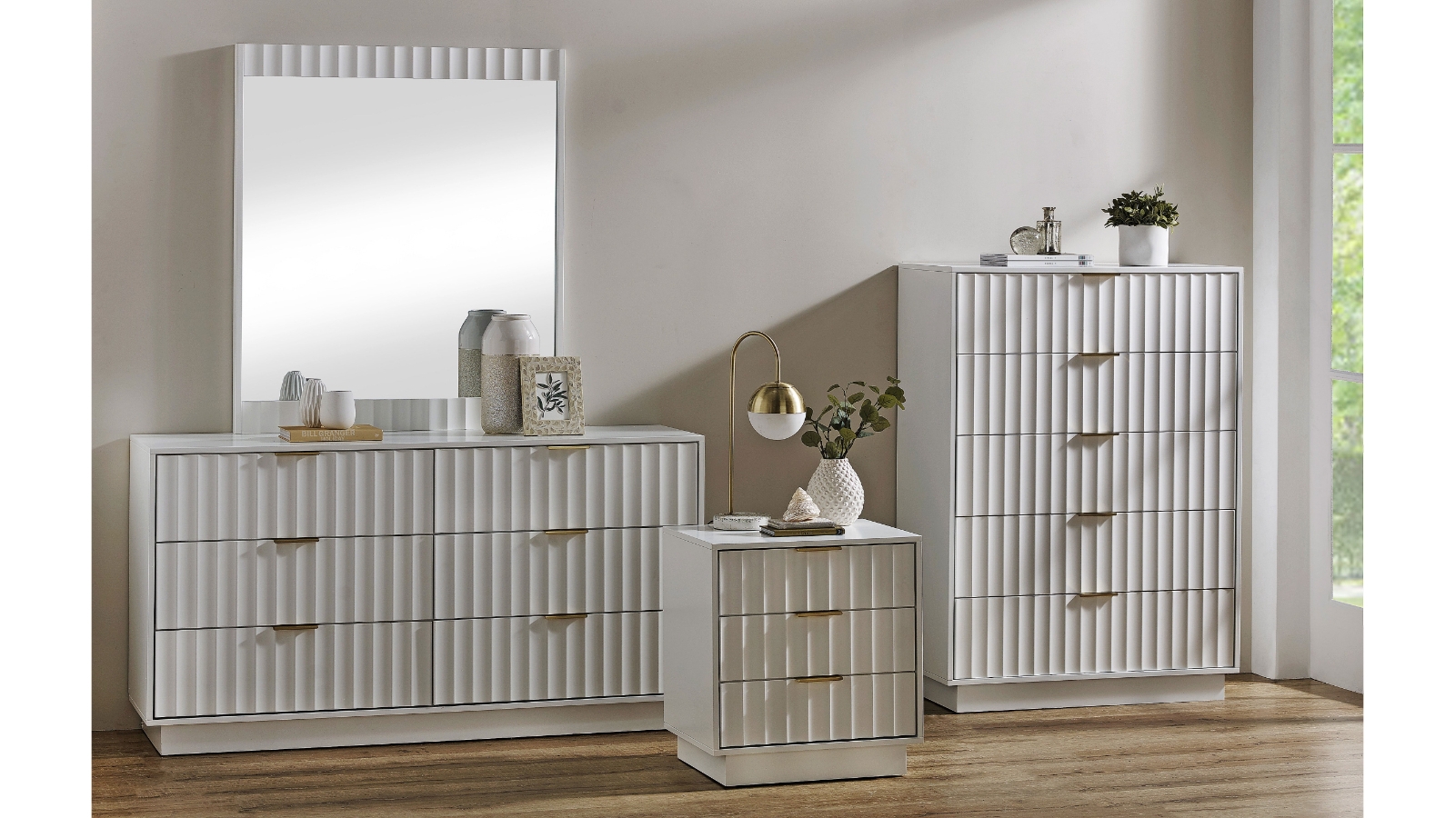 Ella 6Drawer Dresser with Mirror Harvey Norman