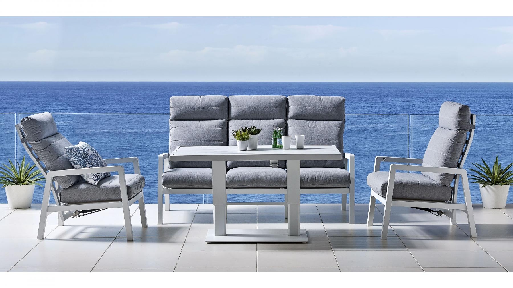 Beach Chair Simi Inflatable Chair Simmi 4-Piece Outdoor Lounge