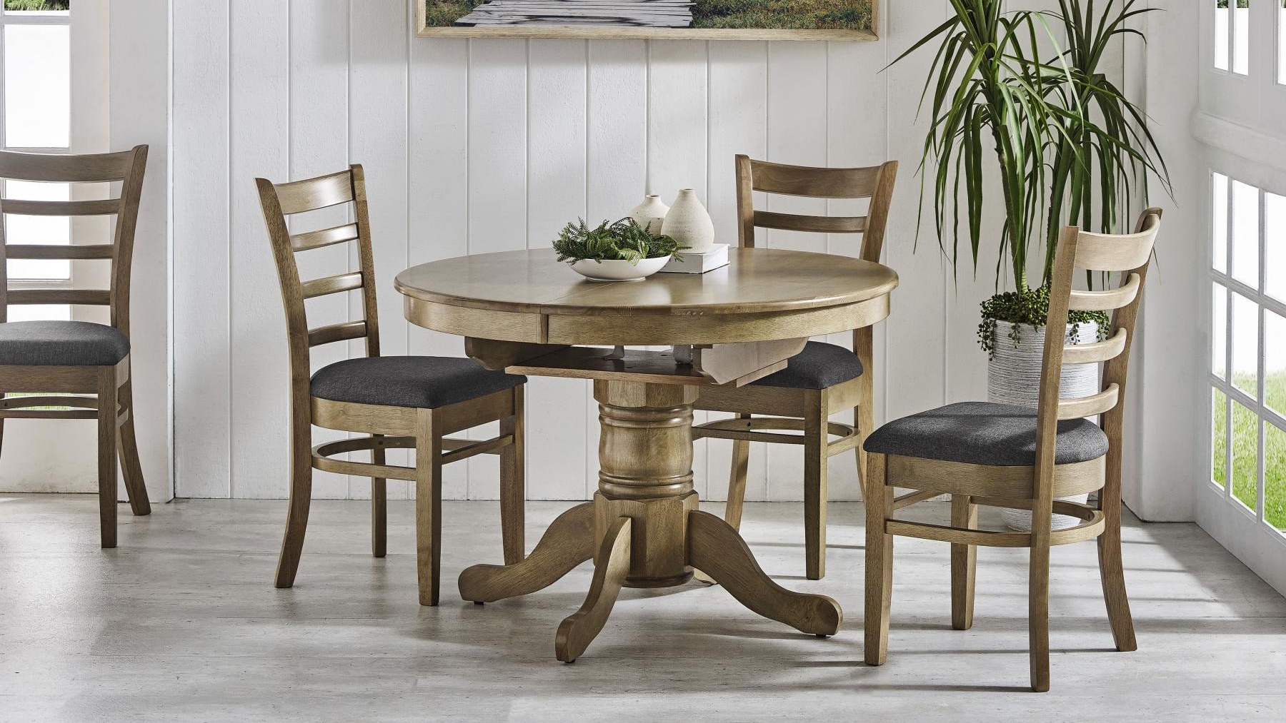 Large Round Dining Tables Seats 10 - Foter  Large round dining table, Round  dining room, Round dining room table