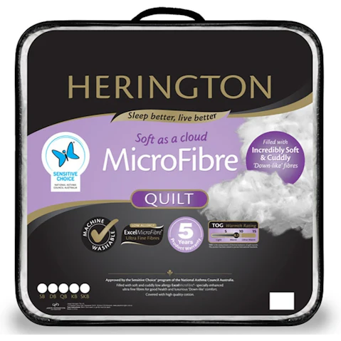 Herington Excel Microfibre Super King Quilt