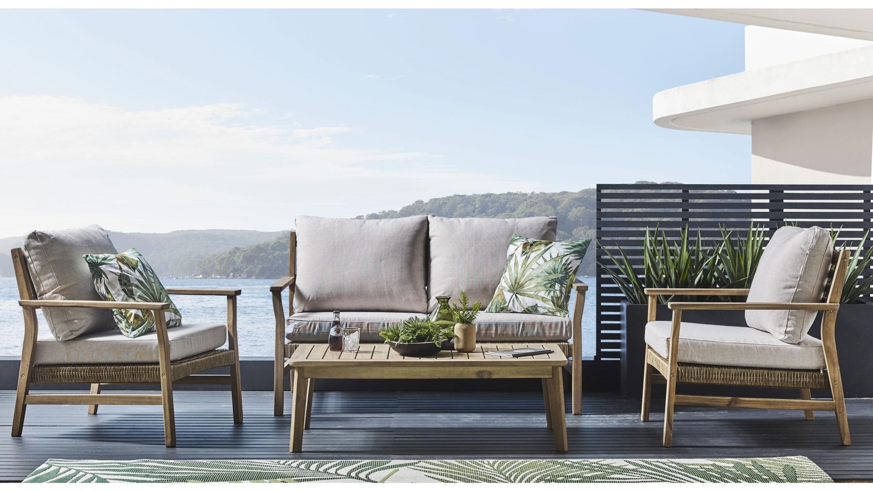 Journey 4Piece Outdoor Lounge Setting Harvey Norman