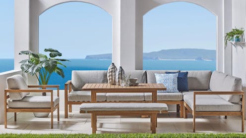 Sofa Outdoor Dining Lounge Combo Nordic 7-Piece Outdoor Lounge