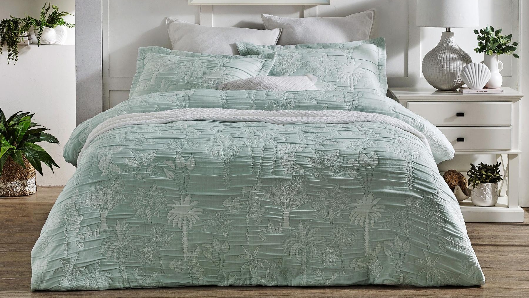 L'Avenue Sundaze Seafoam Quilt Cover Set - Double