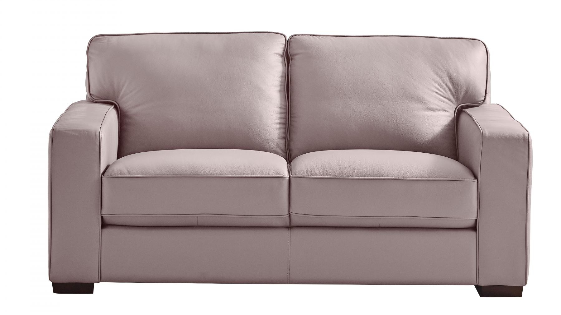 Morton 2Seater Ghost Leather Sofa Harvey Norman