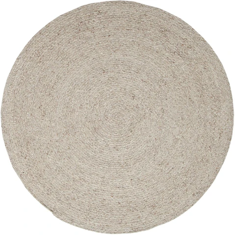 Javi JH1427 Beige Round Rug - Extra Large