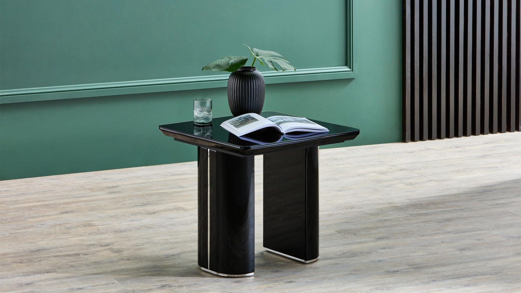 Bolero Black Lamp Table