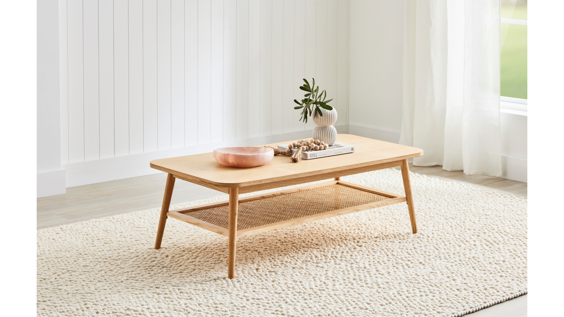 Cody Natural Coffee Table Harvey Norman