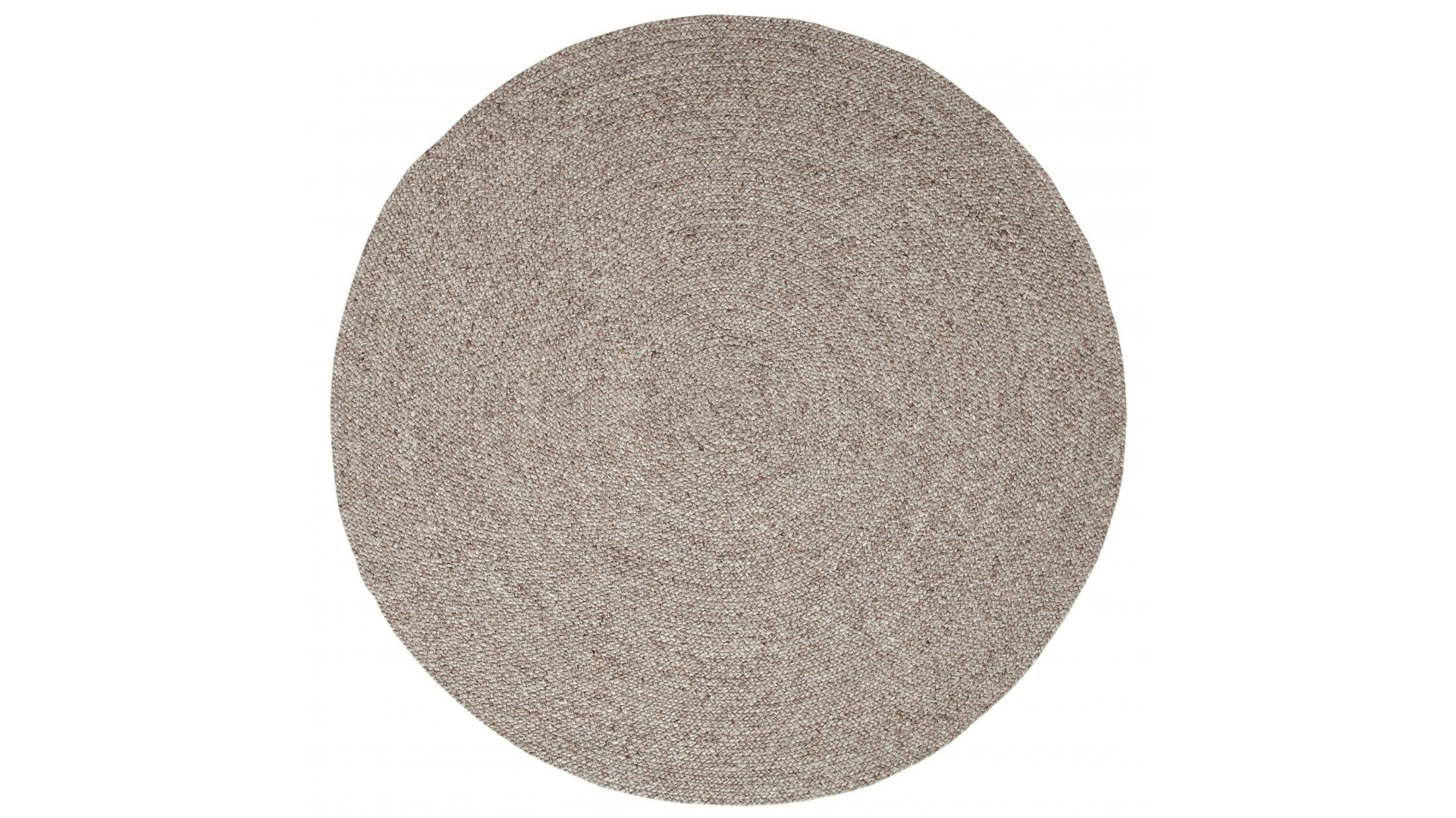 Javi JH1427 Taupe Round Rug - Extra Large