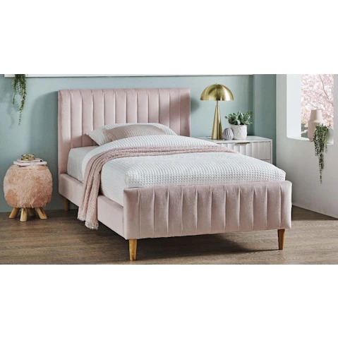 Alexa King Single Bed - Pink