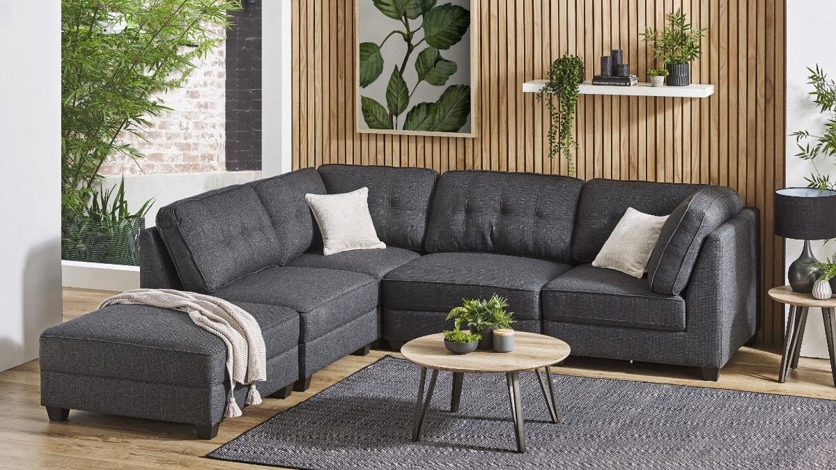 Corro Fabric Modular Lounge Suite - Carbon