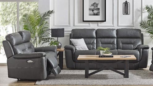 Carson Leather Powered Recliner Sofa