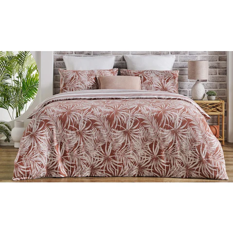 L'Avenue Foresta Clay Cotton Quilt Cover Set