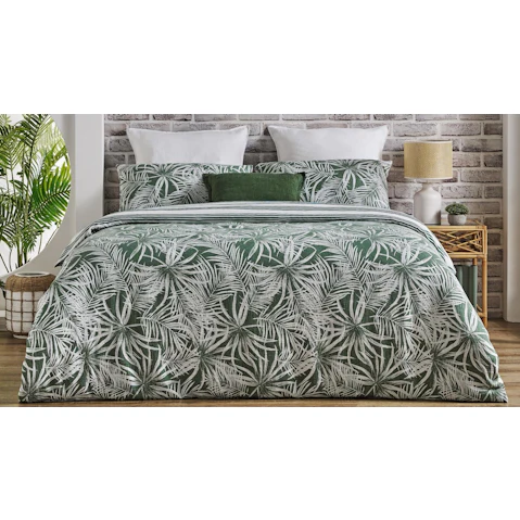 L'Avenue Foresta Leaf Quilt Cover Set