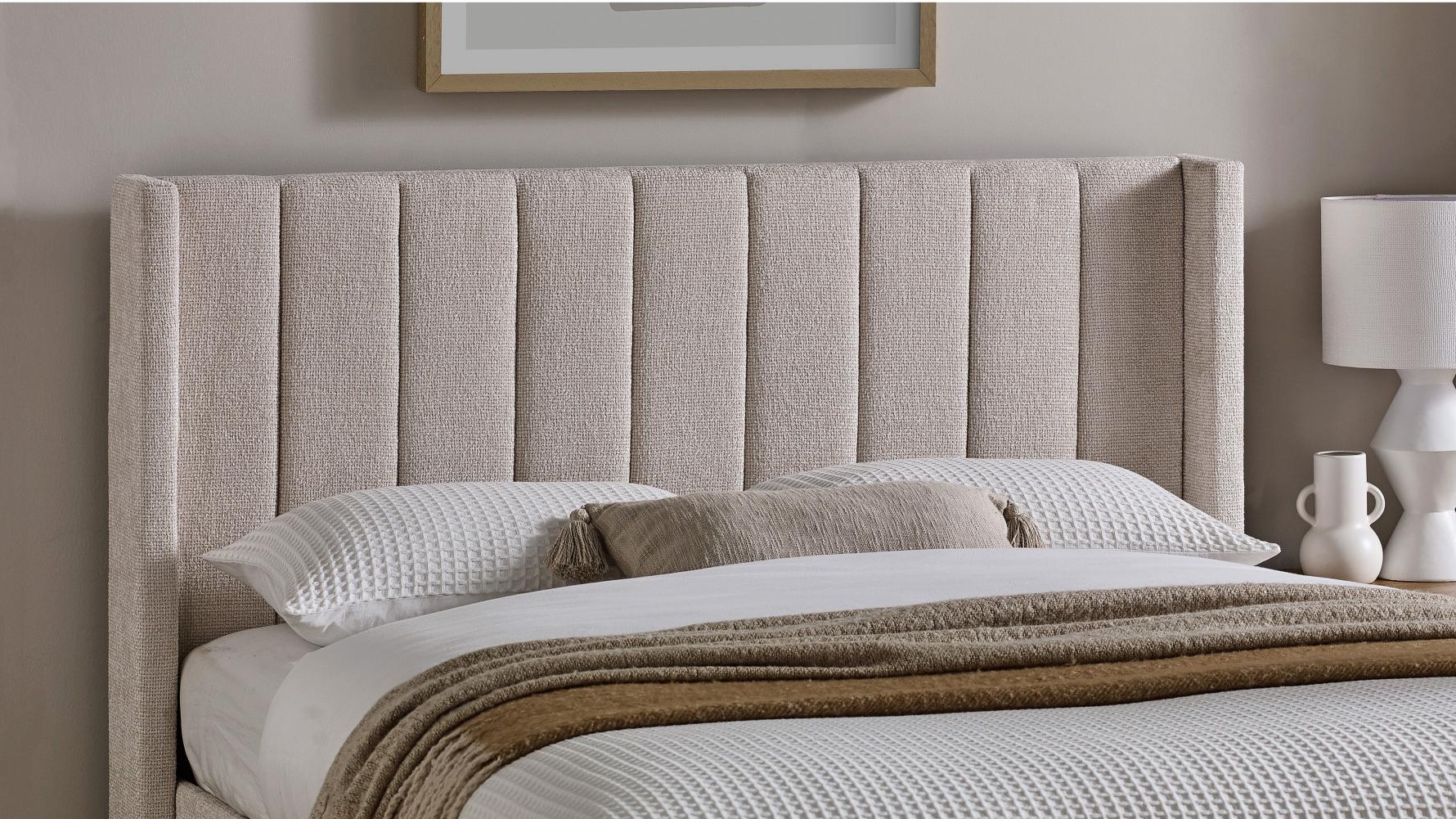 Orion Pearl Bedhead Queen Harvey Norman