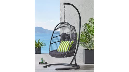 Ancona Outdoor Hanging Egg Chair Harvey Norman - Main Image