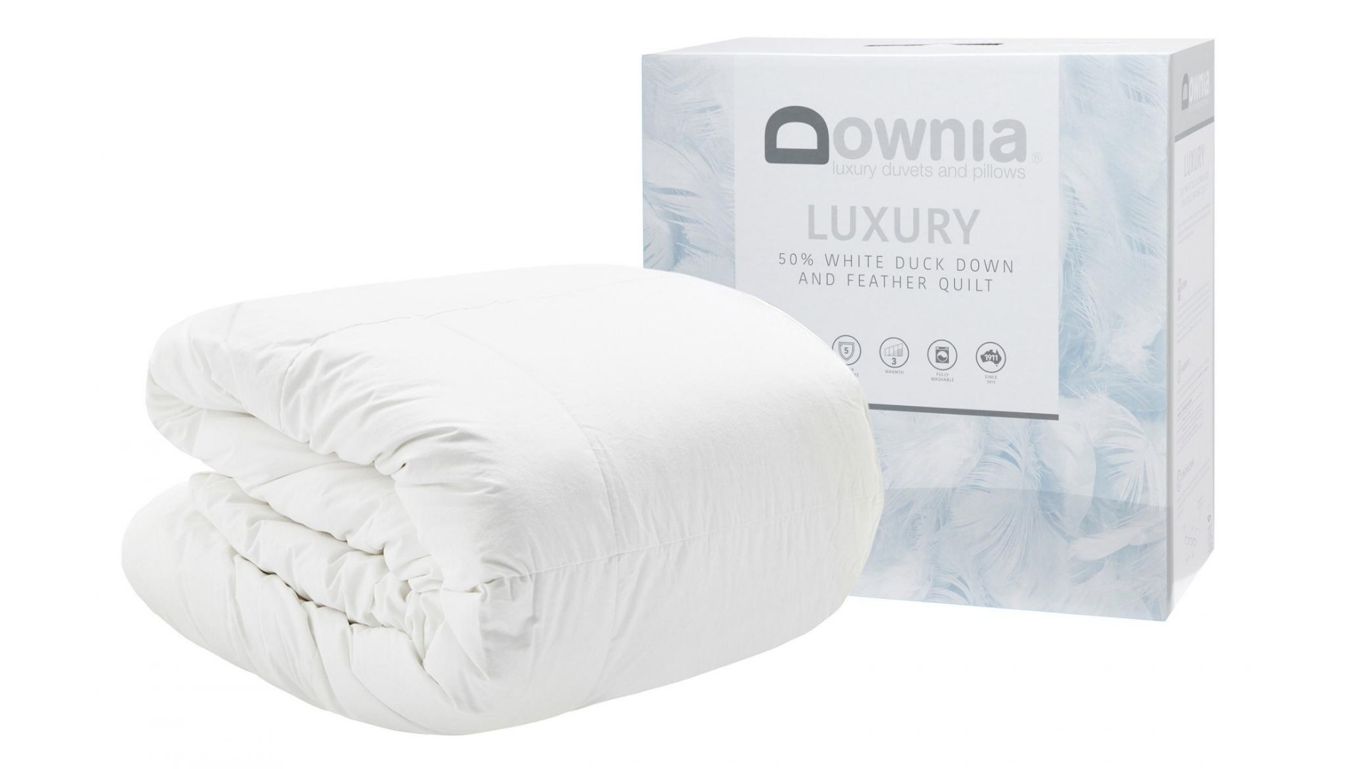 Downia Luxury Classique Feather and Down Quilt Super King Harvey Norman