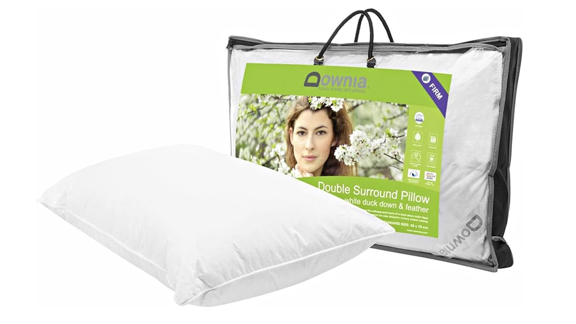 Downia Double Down Surround Pillow Firm Harvey Norman