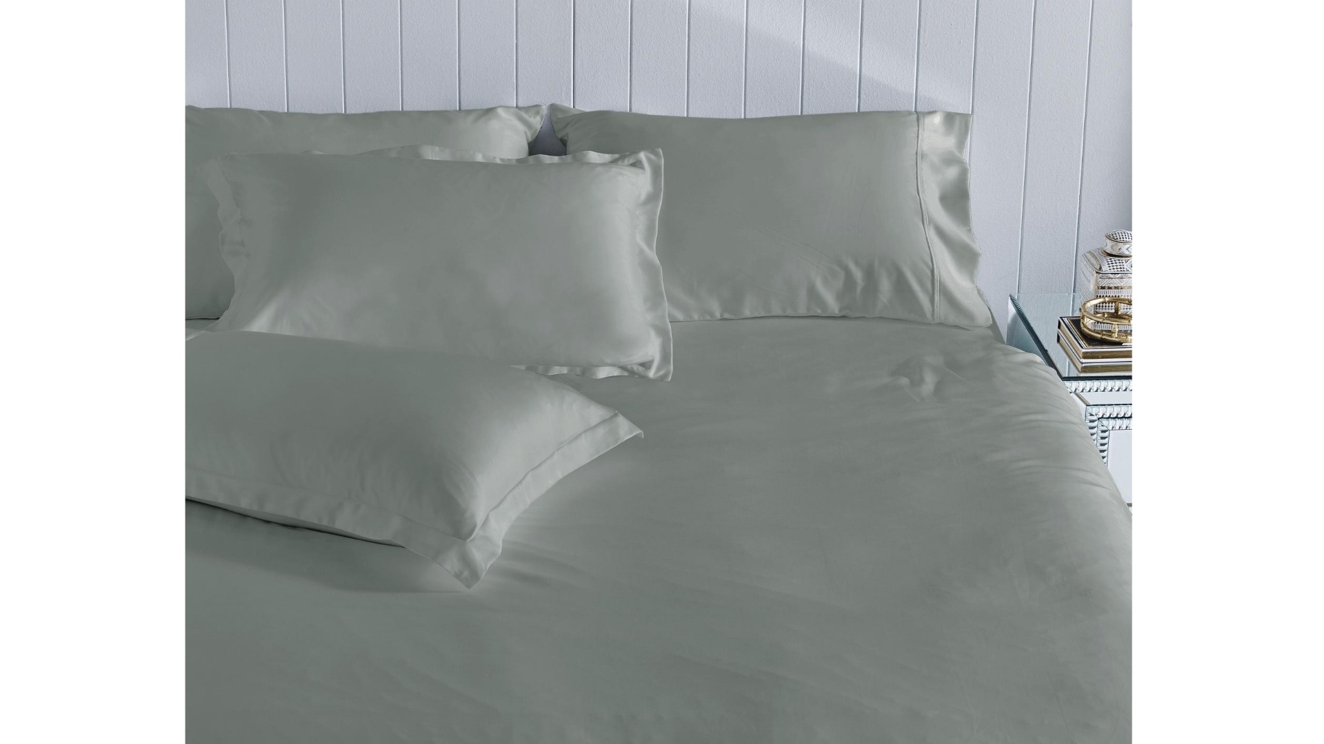 L'Avenue Luxury Tencel Charcoal Fitted Sheet - Super King