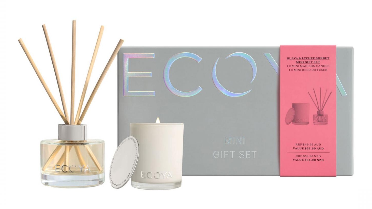 Ecoya Guava and Lychee Sorbet Mini Gift Set