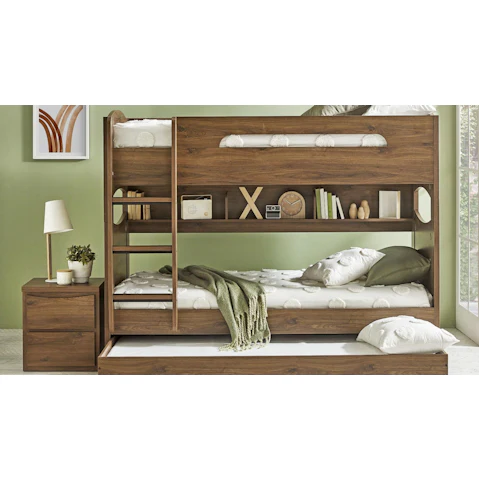 Jungle King Single Bunk with King Single Trundle