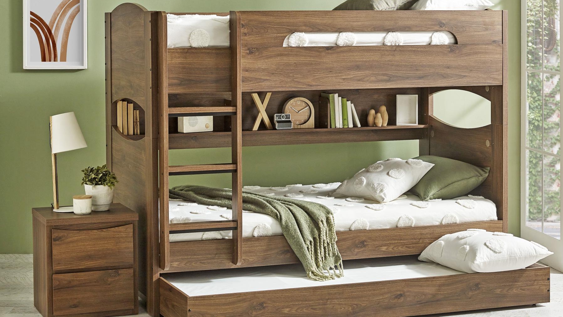 Jungle King Single Bunk with King Single Trundle Harvey Norman