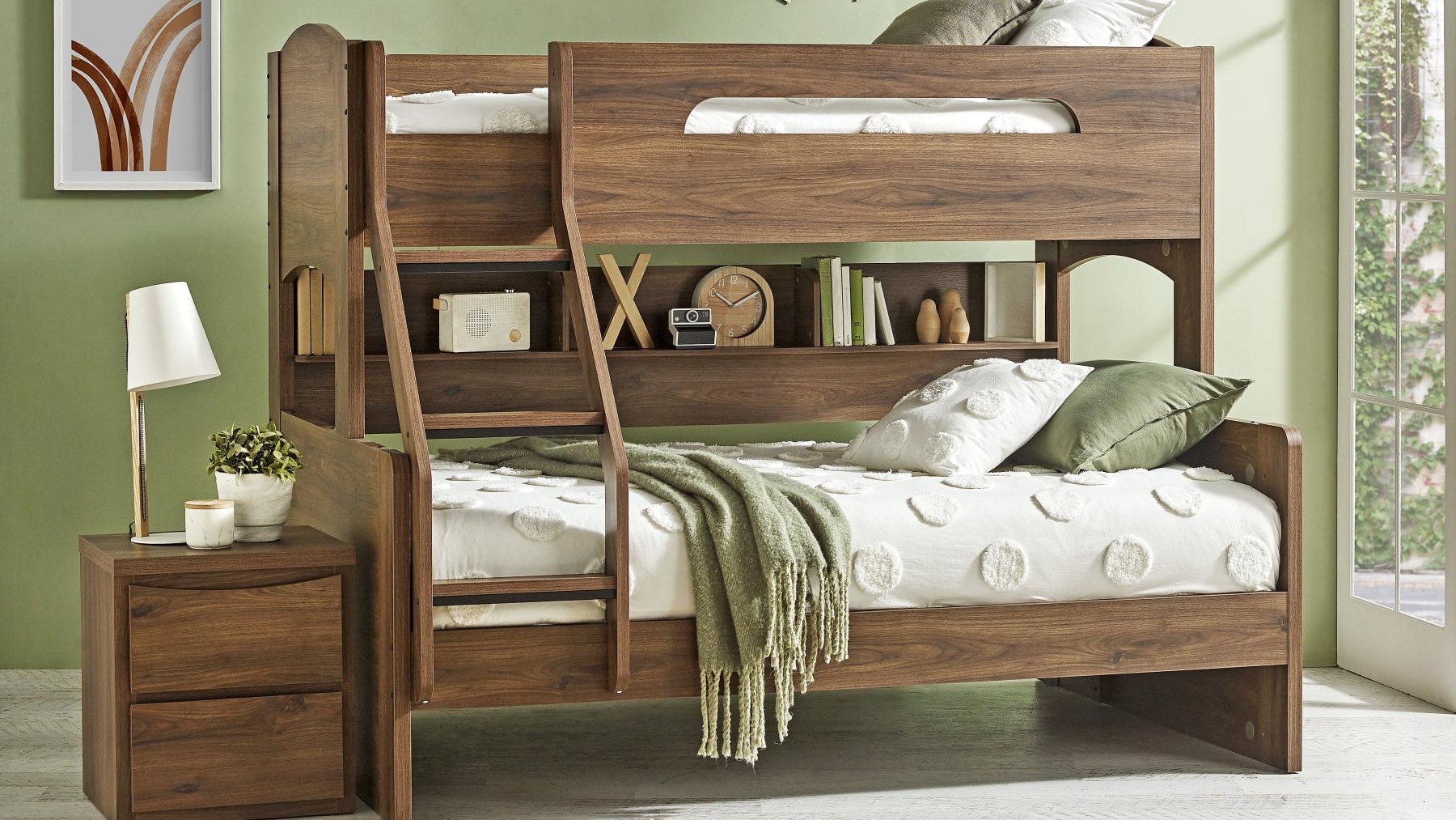 Jungle Bunk Bed - Single/Double 