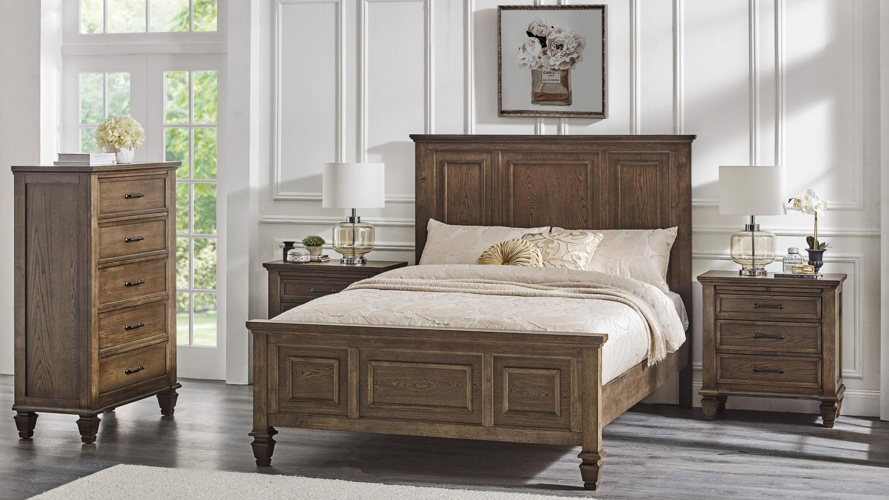 Southampton Rustic Oak Bed Harvey Norman