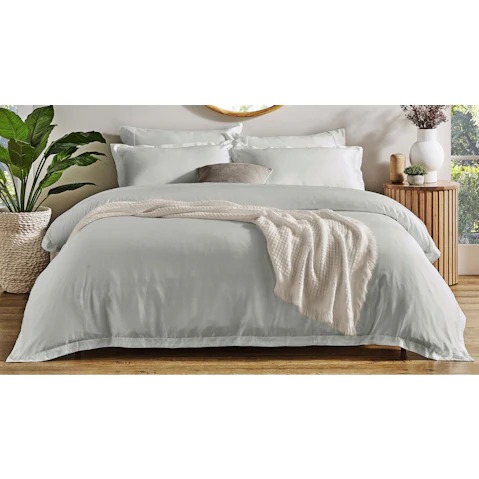 L'Avenue Luxury Chateau Tencel Dove Quilt Cover Set