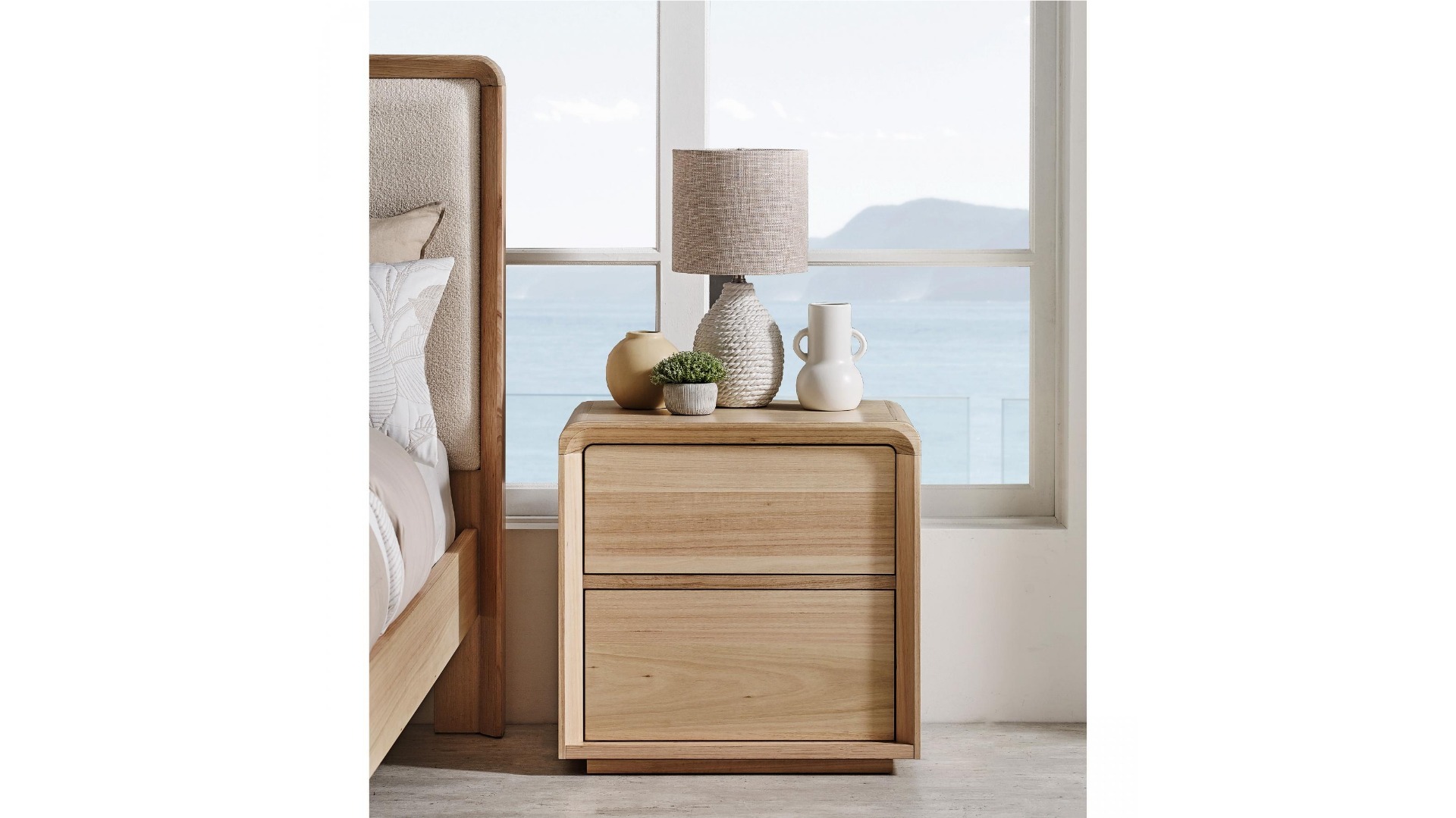 Airlie 2-Drawer Bedside Table