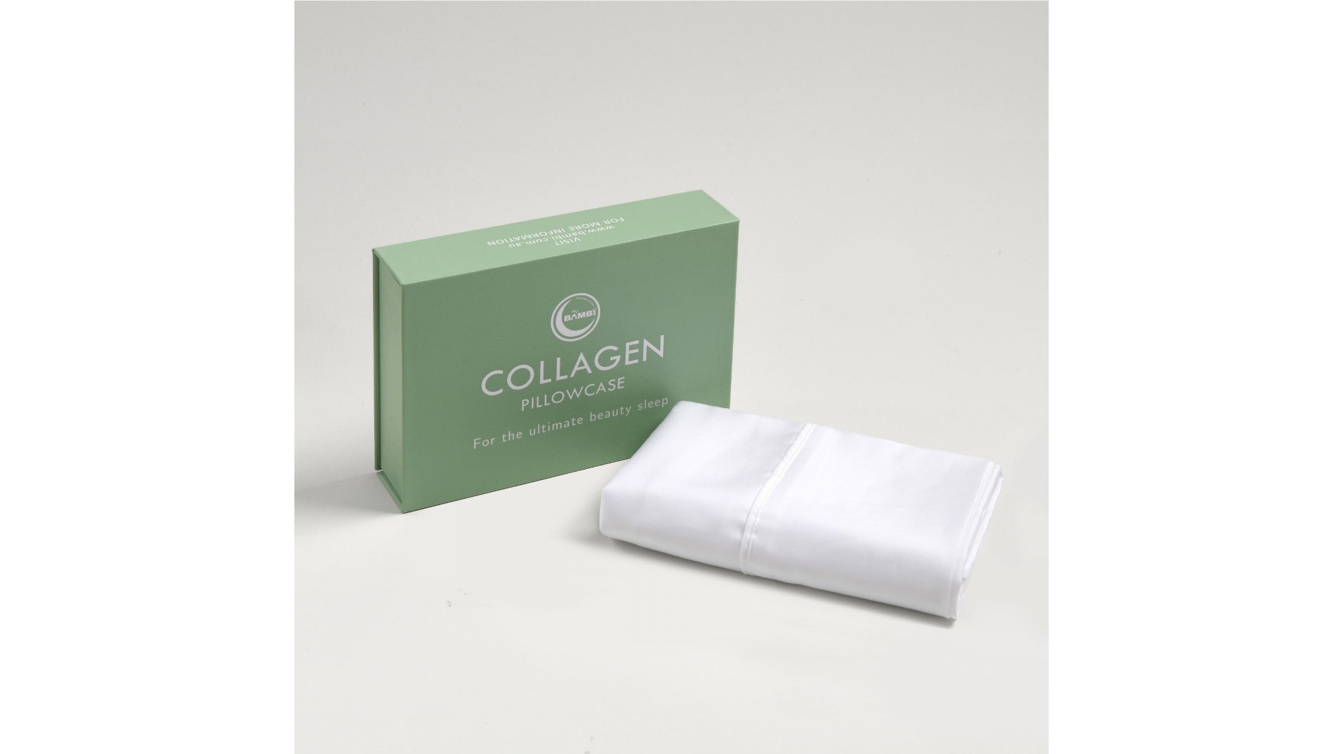 Bambi Collagen Pillowcase - White