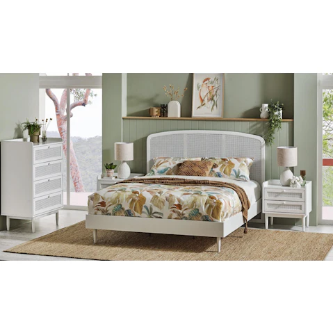 Kody White Bed