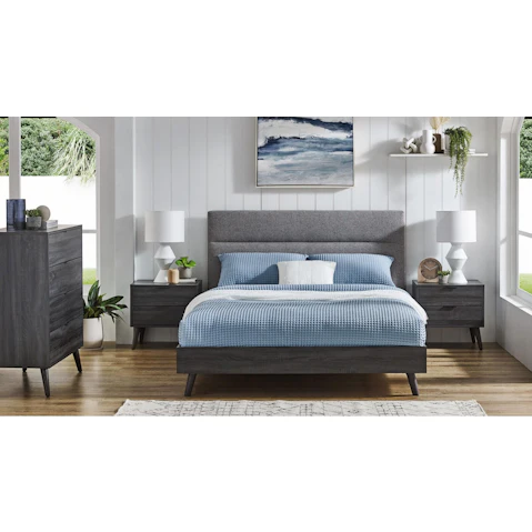 Lennox Charcoal Bed