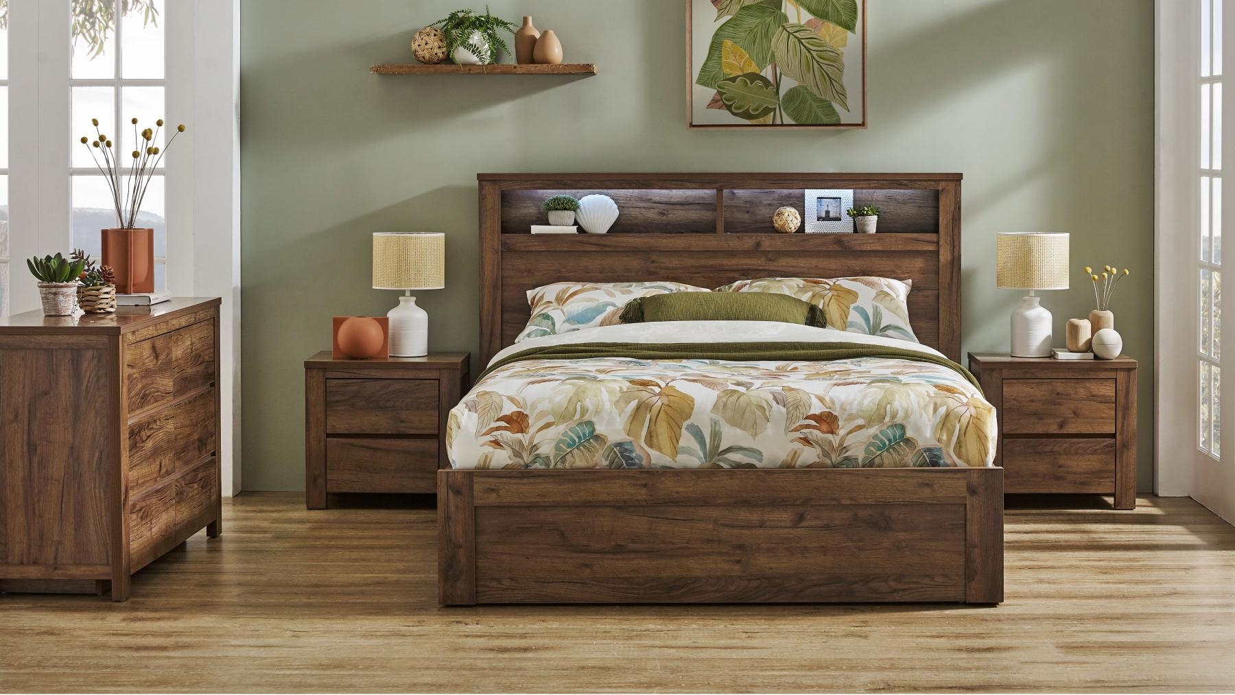 Barcelona 3-Drawer Bed - King