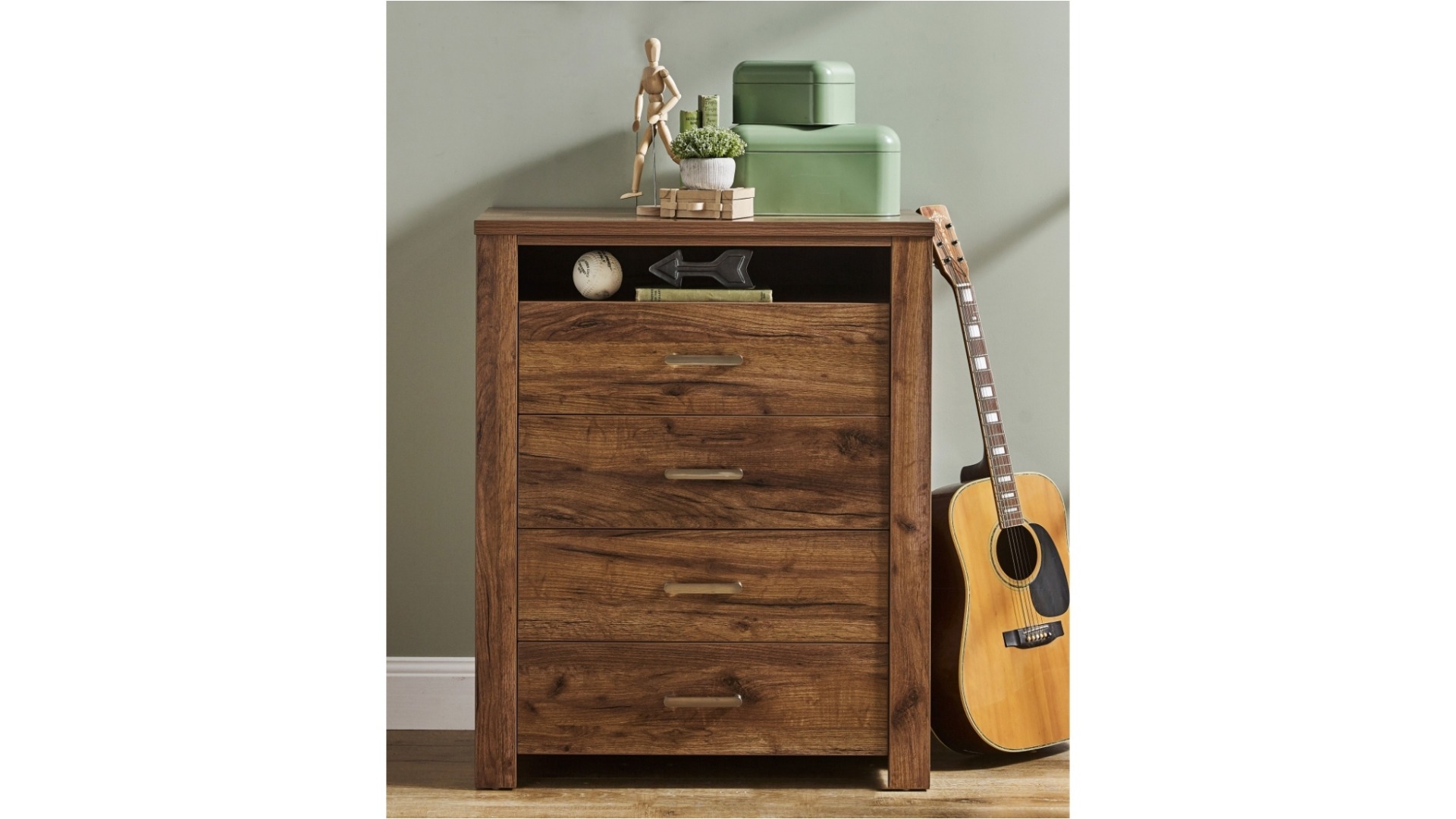 Vogue 4-Drawer Tallboy