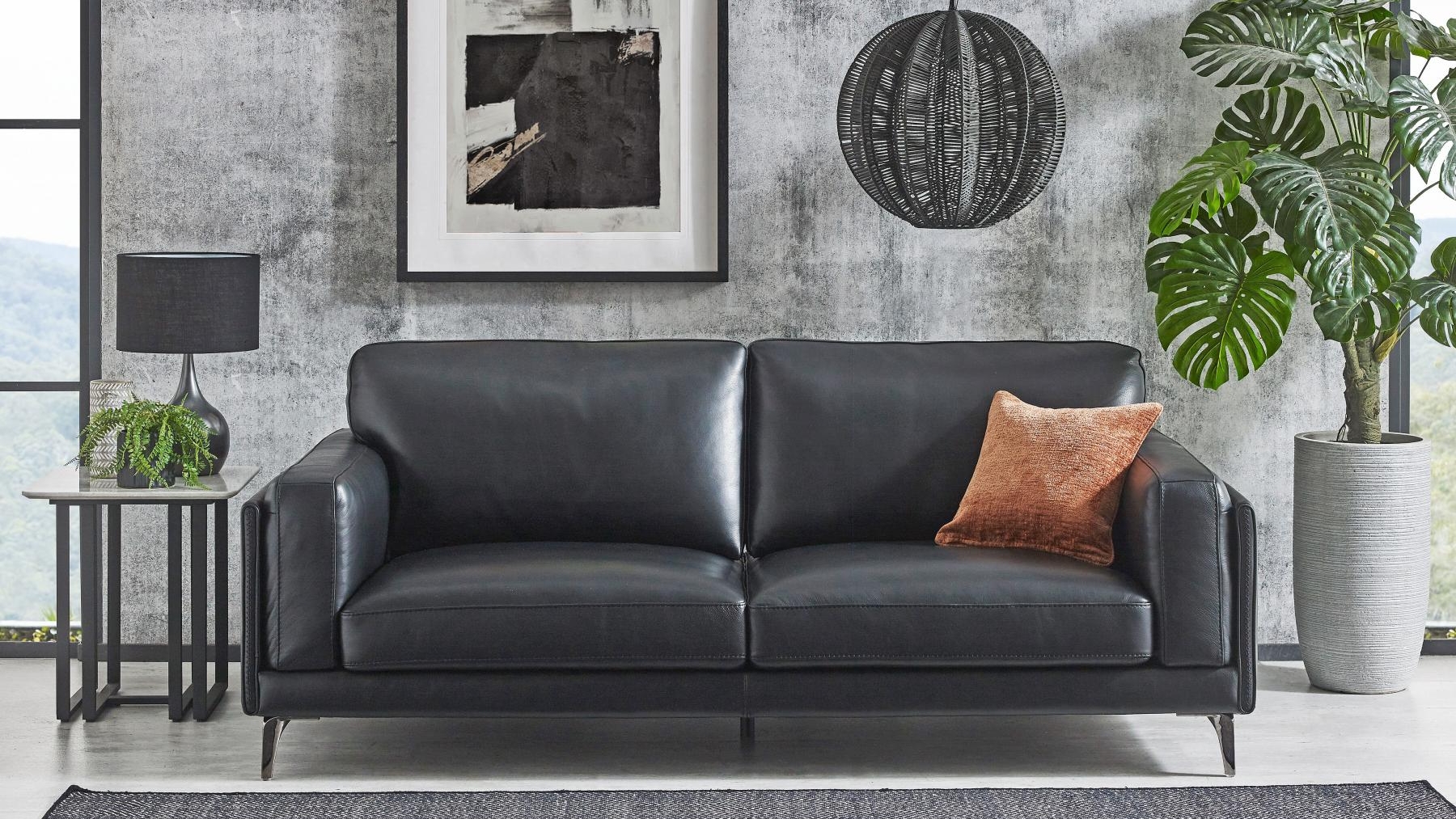 Lavine 2.5-Seater Leather Sofa