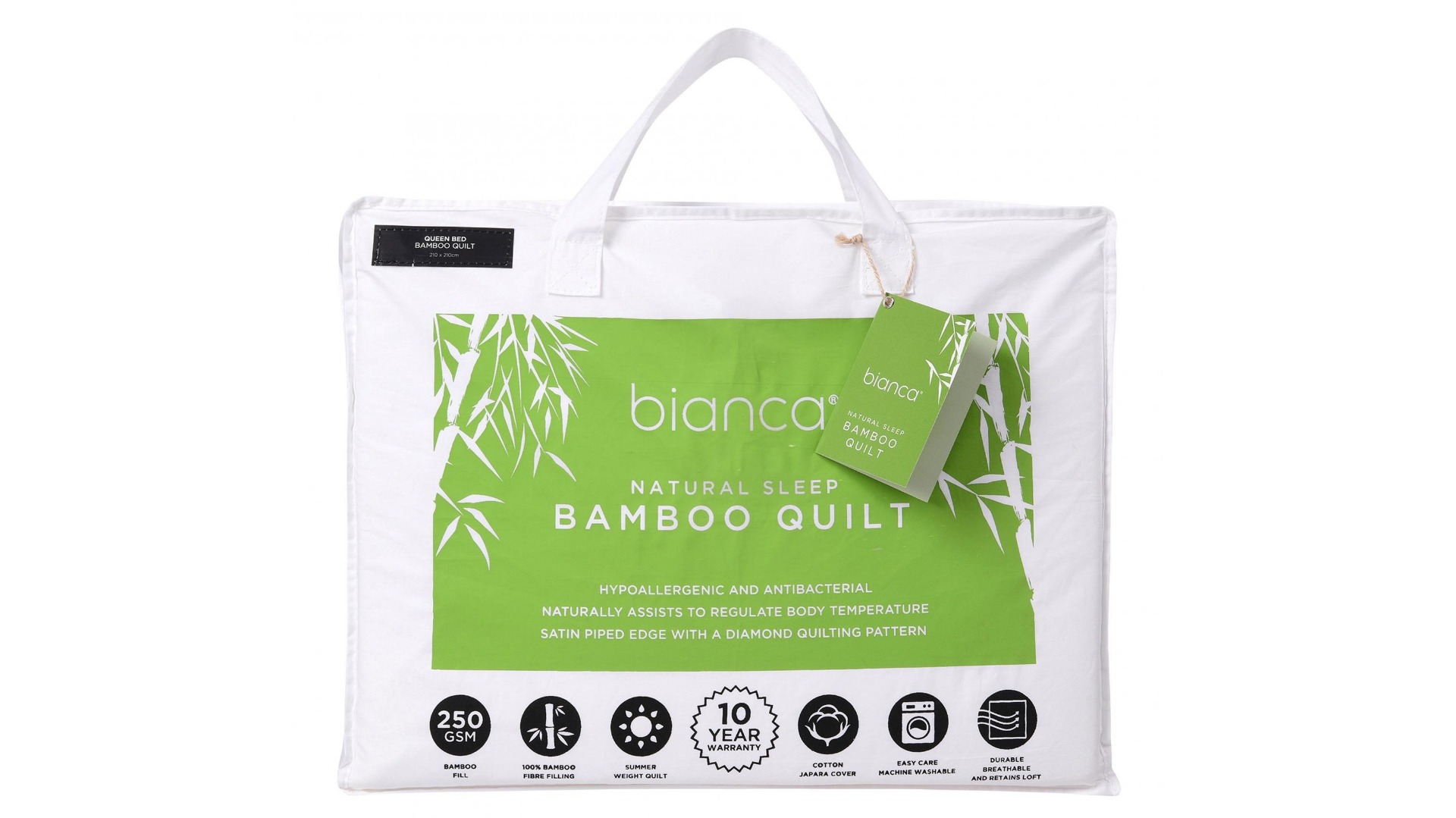 Natural Sleep Bamboo Quilt - Double