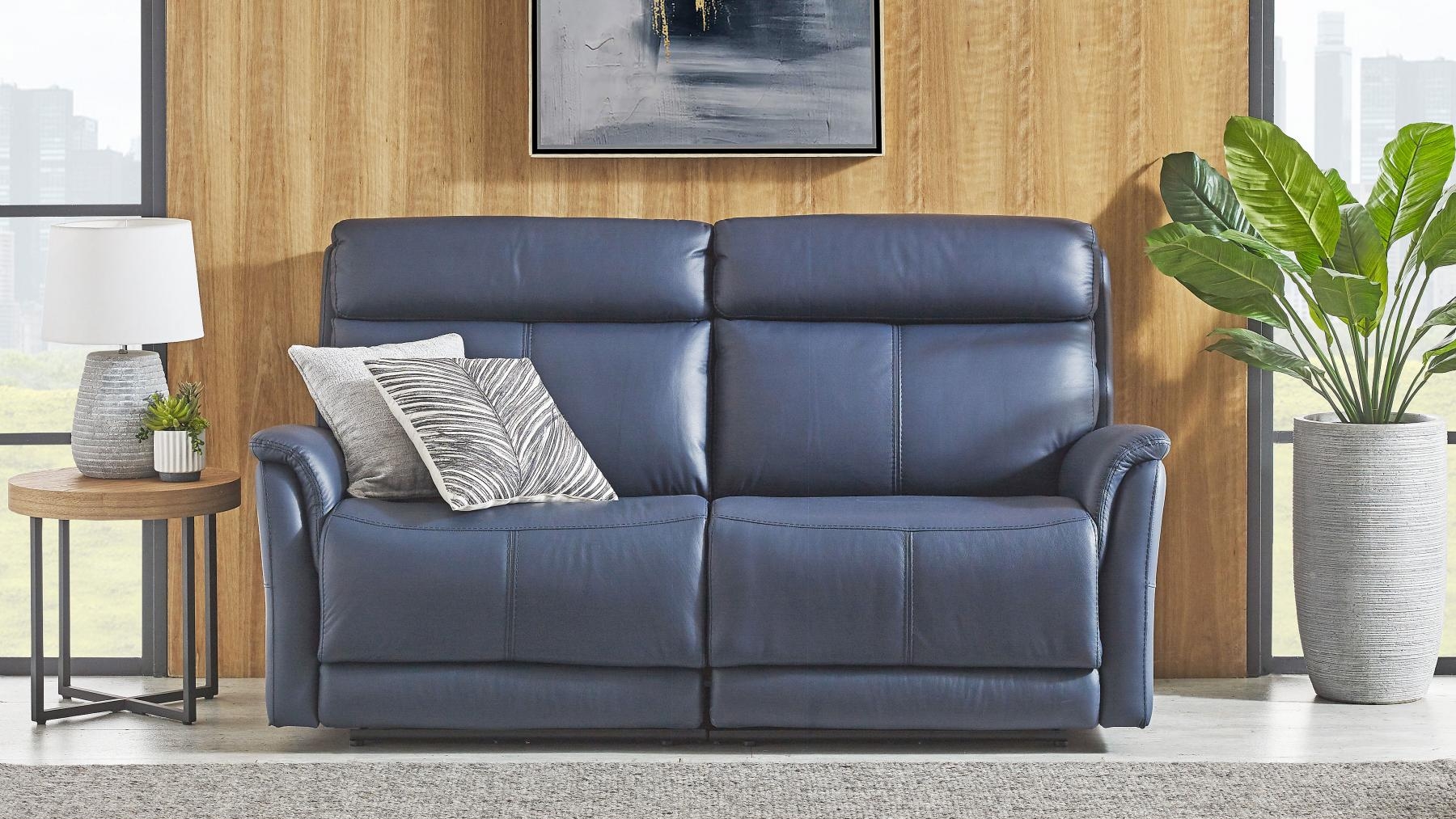 Dixon 2.5-Seater Leather Powered Recliner Sofa